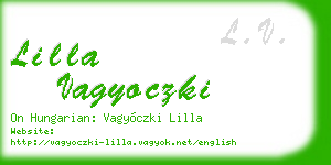 lilla vagyoczki business card
